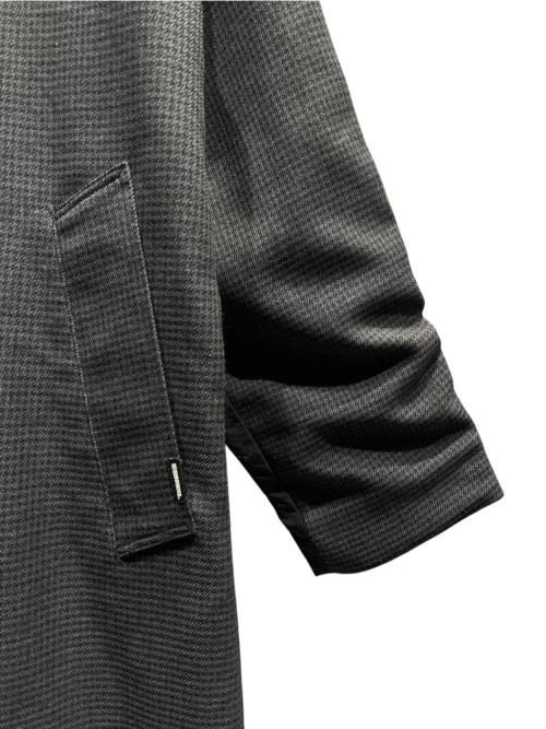 NEIGHBORHOOD（ネイバーフッド）NEIGHBORHOOD (ネイバーフッド) GC CHECK BALCOLLAR COAT ブラック×グレー サイズ:Mの古着・服飾アイテム