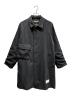 NEIGHBORHOOD（ネイバーフッド）の古着「GC CHECK BALCOLLAR COAT」｜ブラック×グレー