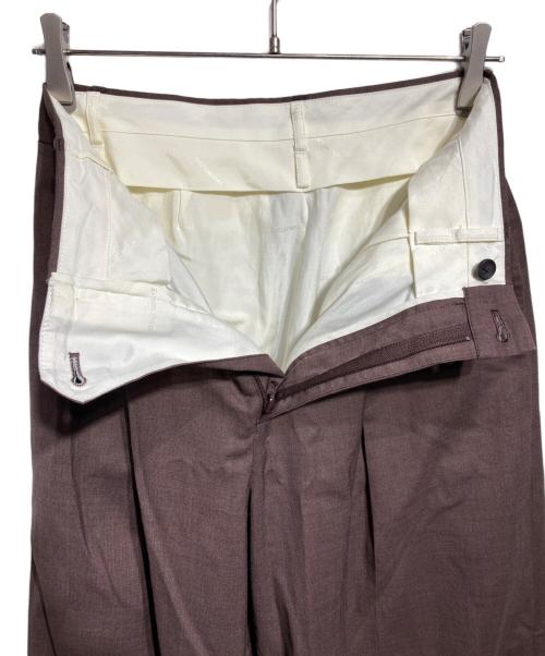 ISSEY MIYAKE（イッセイミヤケ）ISSEY MIYAKE (イッセイミヤケ) PALINDROMEリバーシブルスラックス ブラウン サイズ:2の古着・服飾アイテム