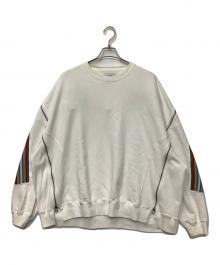 FACETASM（ファセッタズム）の古着「ZIPPER RIB SWEAT」｜ホワイト