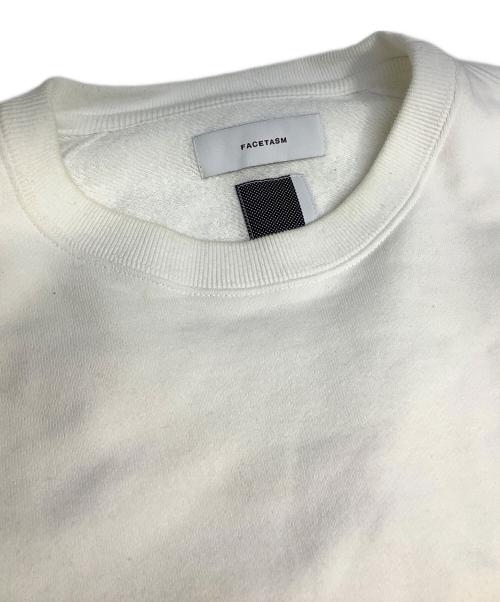 FACETASM（ファセッタズム）FACETASM (ファセッタズム) ZIPPER RIB SWEAT ホワイト サイズ:4の古着・服飾アイテム