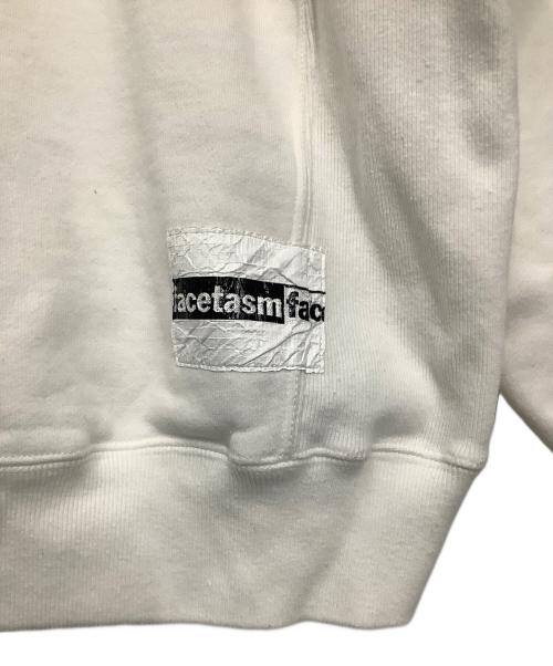 FACETASM（ファセッタズム）FACETASM (ファセッタズム) ZIPPER RIB SWEAT ホワイト サイズ:4の古着・服飾アイテム
