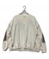 FACETASM（ファセッタズム）の古着「ZIPPER RIB SWEAT」｜ホワイト