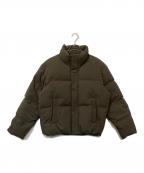 UNIQLOユニクロ）の古着「シームレスダウンジャケット」｜オリーブ