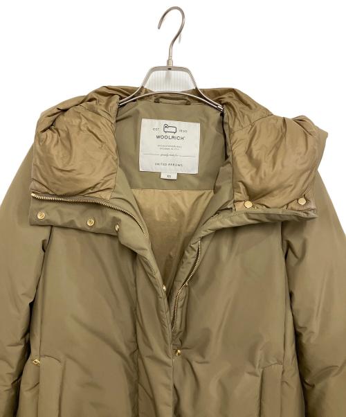 WOOLRICH（ウールリッチ）WOOLRICH (ウールリッチ) UNITED ARROWS (ユナイテッドアローズ) ダウンジャケット カーキ サイズ:XSの古着・服飾アイテム