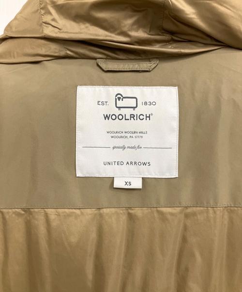 WOOLRICH（ウールリッチ）WOOLRICH (ウールリッチ) UNITED ARROWS (ユナイテッドアローズ) ダウンジャケット カーキ サイズ:XSの古着・服飾アイテム