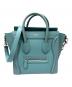 CELINE（セリーヌ）の古着「ラゲージ ナノショッパー」｜ブルーグリーン