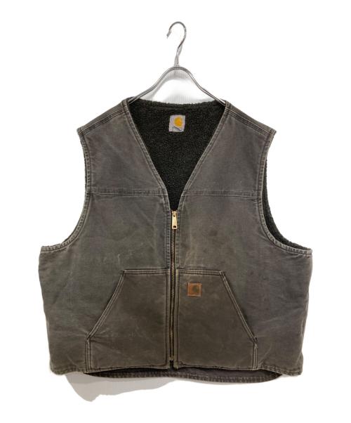 CarHartt（カーハート）CarHartt (カーハート) 裏ボアダックベスト グレー サイズ:2XLの古着・服飾アイテム
