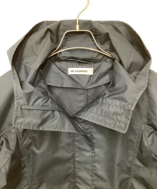 JIL SANDER（ジルサンダー）JIL SANDER (ジルサンダー) フーデッドフレアジャケット ネイビー サイズ:36の古着・服飾アイテム