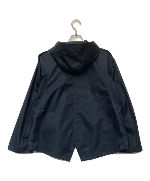 JIL SANDER（ジルサンダー）JIL SANDER (ジルサンダー) フーデッドフレアジャケット ネイビー サイズ:36の古着・服飾アイテム