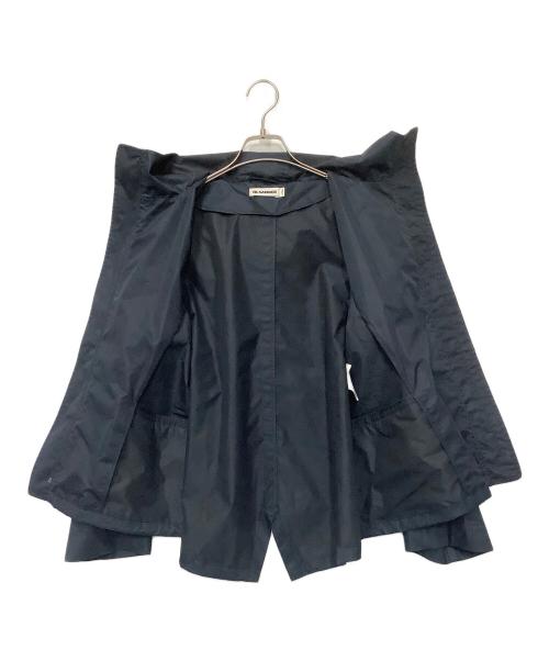 JIL SANDER（ジルサンダー）JIL SANDER (ジルサンダー) フーデッドフレアジャケット ネイビー サイズ:36の古着・服飾アイテム