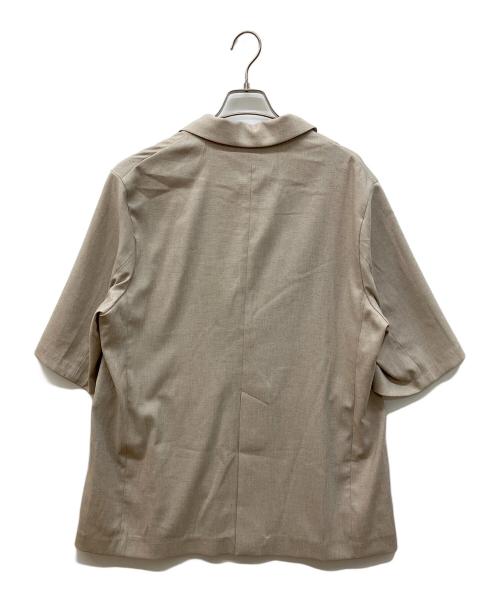 BABYLONE（バビロン）BABYLONE (バビロン) リネンライク半袖ジャケット ベージュ サイズ:FREE 未使用品の古着・服飾アイテム