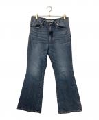 JOHN LAWRENCE SULLIVANジョン ローレンス サリバン）の古着「WAHED DENIM FLARED PANTS」｜インディゴ