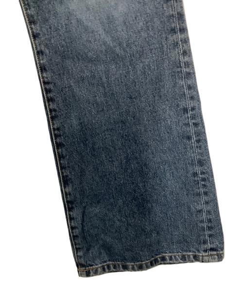 JOHN LAWRENCE SULLIVAN（ジョン ローレンス サリバン）JOHN LAWRENCE SULLIVAN (ジョン ローレンス サリバン) WAHED DENIM FLARED PANTS インディゴ サイズ:48の古着・服飾アイテム