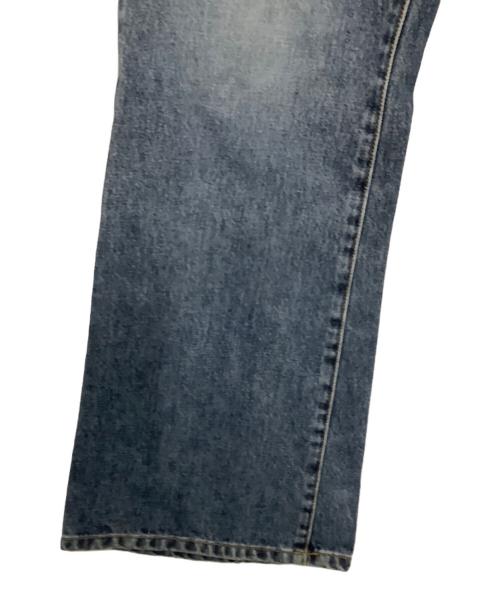 JOHN LAWRENCE SULLIVAN（ジョン ローレンス サリバン）JOHN LAWRENCE SULLIVAN (ジョン ローレンス サリバン) WAHED DENIM FLARED PANTS インディゴ サイズ:48の古着・服飾アイテム
