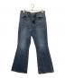 JOHN LAWRENCE SULLIVAN（ジョン ローレンス サリバン）の古着「WAHED DENIM FLARED PANTS」｜インディゴ