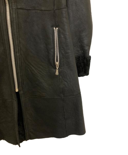 DOMA（ドマ）DOMA (ドマ) フーデッドムートンコート ブラック サイズ:Sの古着・服飾アイテム