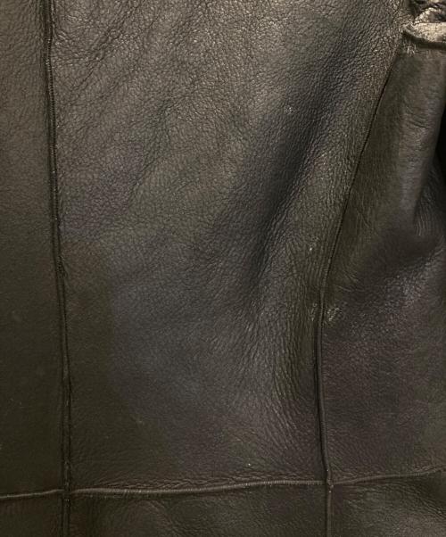 DOMA（ドマ）DOMA (ドマ) フーデッドムートンコート ブラック サイズ:Sの古着・服飾アイテム