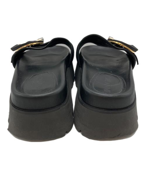 JIMMY CHOO（ジミーチュウ）JIMMY CHOO (ジミーチュウ) サンダル ブラック サイズ:35 1/2の古着・服飾アイテム