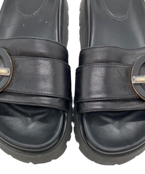 JIMMY CHOO（ジミーチュウ）JIMMY CHOO (ジミーチュウ) サンダル ブラック サイズ:35 1/2の古着・服飾アイテム