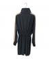 MONCLER (モンクレール) ABITO/ハーフジップアップトラックワンピース ブラック×ベージュ サイズ:40：45000円