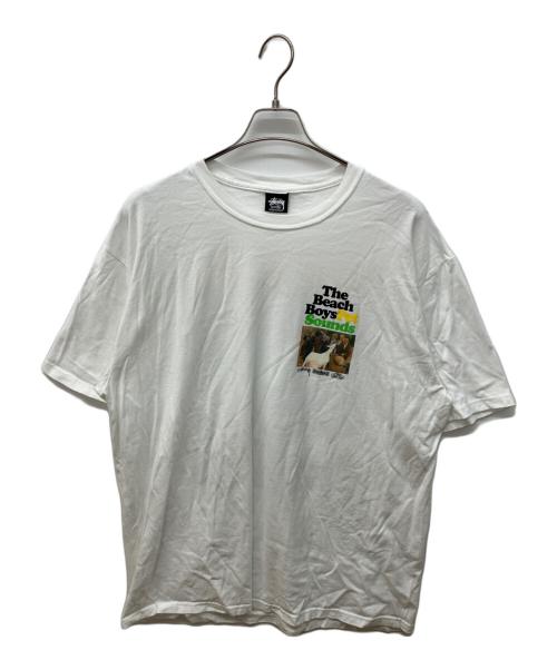 stussy（ステューシー）stussy (ステューシー) The Beach Boys Pet Sounds Tee ホワイト サイズ:XLの古着・服飾アイテム