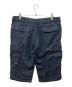 stussy (ステューシー) リネンハーフカーゴパンツ ネイビー サイズ:91cm (W36)：6000円