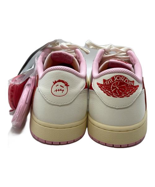 NIKE（ナイキ）NIKE (ナイキ) Travis Scott (トラヴィススコット) Air Jordan 1 Retro Low OG/エア ジョーダン ワン レトロ ロー オージー Sail/Tropical Pink サイズ:28 未使用品の古着・服飾アイテム