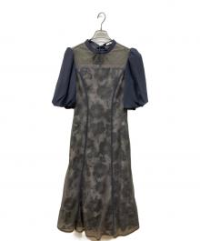 LeJa（レジャ）の古着「レースワンピース」｜ブルー