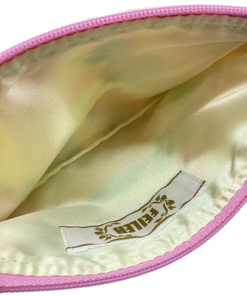 FEILER（フェイラー）FEILER (フェイラー) CHESTY (チェスティ) ハッピーカラフルドラゴン柄ポーチ ピンク 未使用品の古着・服飾アイテム