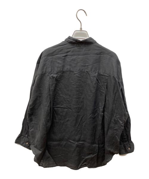 Spick and Span（スピック＆スパン）Spick and Span (スピック＆スパン) 80リネンカシュクール ビッグシャツ チャコールグレー サイズ:FREEの古着・服飾アイテム