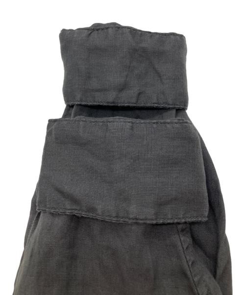 Spick and Span（スピック＆スパン）Spick and Span (スピック＆スパン) 80リネンカシュクール ビッグシャツ チャコールグレー サイズ:FREEの古着・服飾アイテム