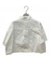 MAISON SPECIAL (メゾンスペシャル) Studded Half-Sleeve Bow Tie Shirt ホワイト サイズ:FREE 未使用品：6000円