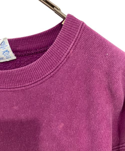 Champion REVERSE WEAVE（チャンピオン リバース ウィーブ）Champion REVERSE WEAVE (チャンピオン リバース ウィーブ) ワンポイントロゴスウェット パープル サイズ:Ｌの古着・服飾アイテム