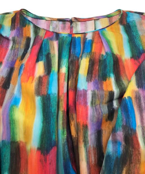 HERALBONY（ヘラルボニー）HERALBONY (ヘラルボニー) クルーネックワンピース マルチカラー サイズ:SIZE FREEの古着・服飾アイテム
