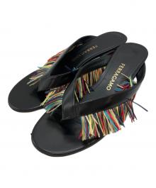 Ferragamo（フェラガモ）の古着「サンダル」｜ブラック
