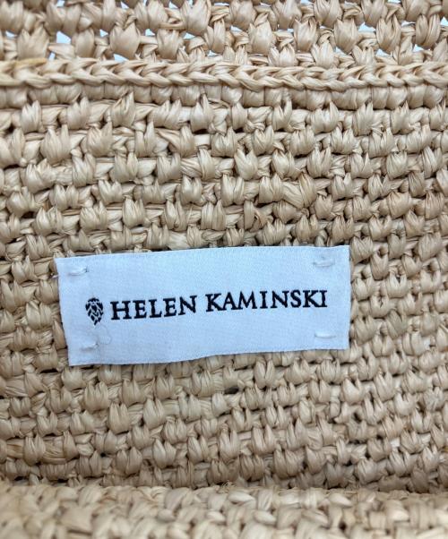 HELEN KAMINSKI（ヘレンカミンスキー）HELEN KAMINSKI (ヘレンカミンスキー) ラフィアワンショルダーバッグ ナチュラルの古着・服飾アイテム