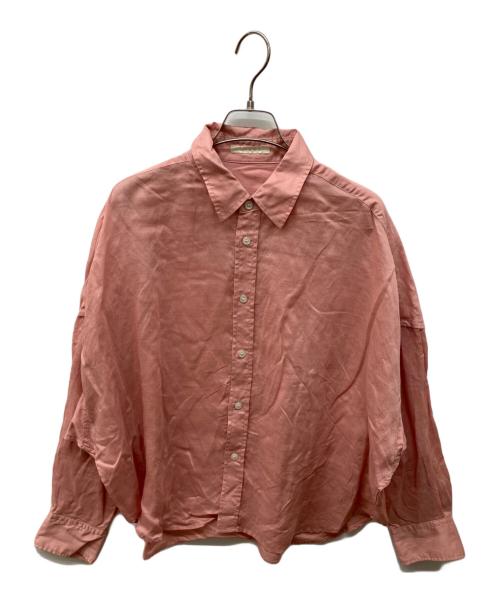 Plage（プラージュ）Plage (プラージュ) Linen mix ニュアンスシャツ ピンク サイズ:FREEの古着・服飾アイテム