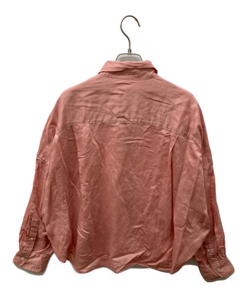 Plage（プラージュ）Plage (プラージュ) Linen mix ニュアンスシャツ ピンク サイズ:FREEの古着・服飾アイテム