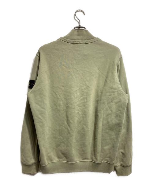 STONE ISLAND（ストーンアイランド）STONE ISLAND (ストーンアイランド) ファネルネックフリーススウェット/Funnel-neck fleece sweatshirt オリーブ サイズ:Lの古着・服飾アイテム