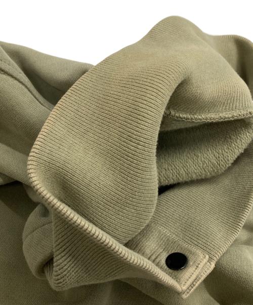 STONE ISLAND（ストーンアイランド）STONE ISLAND (ストーンアイランド) ファネルネックフリーススウェット/Funnel-neck fleece sweatshirt オリーブ サイズ:Lの古着・服飾アイテム