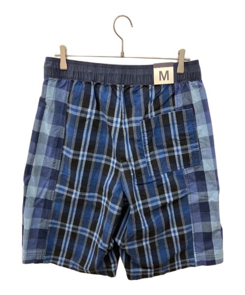 GAP（ギャップ）GAP (ギャップ) Sean Wotherspoon (ショーン・ワザーズプーン) バギー パッチワーク プレイドショートパンツ ネイビー サイズ:M 未使用品の古着・服飾アイテム