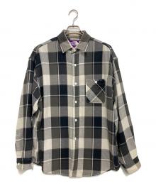 THE NORTHFACE PURPLELABEL（ザ・ノースフェイス パープルレーベル）の古着「Flannel Plaid Field Shirt」｜グレー