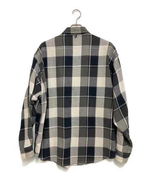 THE NORTHFACE PURPLELABEL（ザ・ノースフェイス パープルレーベル）THE NORTHFACE PURPLELABEL (ザ・ノースフェイス パープルレーベル) Flannel Plaid Field Shirt グレー サイズ:Mの古着・服飾アイテム