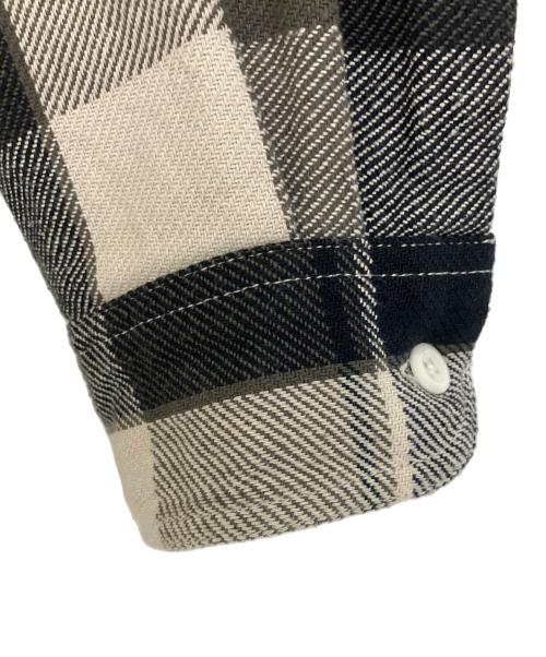 THE NORTHFACE PURPLELABEL（ザ・ノースフェイス パープルレーベル）THE NORTHFACE PURPLELABEL (ザ・ノースフェイス パープルレーベル) Flannel Plaid Field Shirt グレー サイズ:Mの古着・服飾アイテム