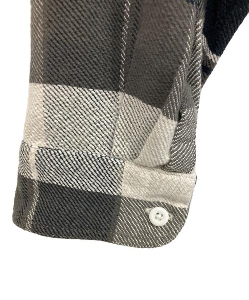 THE NORTHFACE PURPLELABEL（ザ・ノースフェイス パープルレーベル）THE NORTHFACE PURPLELABEL (ザ・ノースフェイス パープルレーベル) Flannel Plaid Field Shirt グレー サイズ:Mの古着・服飾アイテム