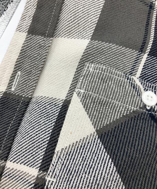 THE NORTHFACE PURPLELABEL（ザ・ノースフェイス パープルレーベル）THE NORTHFACE PURPLELABEL (ザ・ノースフェイス パープルレーベル) Flannel Plaid Field Shirt グレー サイズ:Mの古着・服飾アイテム