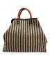 mica della valle (ミカ デラ ヴァッレ) 2WAYバッグ ブラウン：6000円