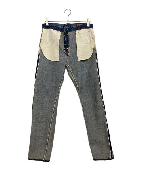DENIME（ドゥニーム）DENIME (ドゥニーム) センタータグ ボタンフライデニムパンツ インディゴ サイズ:32の古着・服飾アイテム