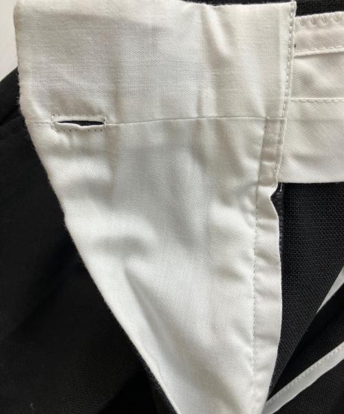 STEVEN ALAN（スティーブンアラン）STEVEN ALAN (スティーブンアラン) ホップサック インツープリーツ ドレストラウザーズ ブラック サイズ:Mの古着・服飾アイテム